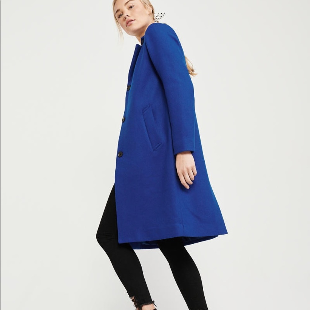 NWT Abercrombie & Fitch Dad Coat